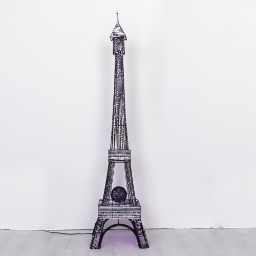 LED 에펠탑 5W 장스탠드 블랙 블루 레드 퍼플 혼합 무드등 카페 인테리어조명