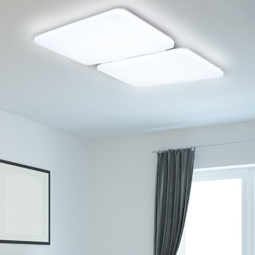 LED 메가맨 4등 100W 하얀빛 플리커프리 20평 아파트 인테리어 조명