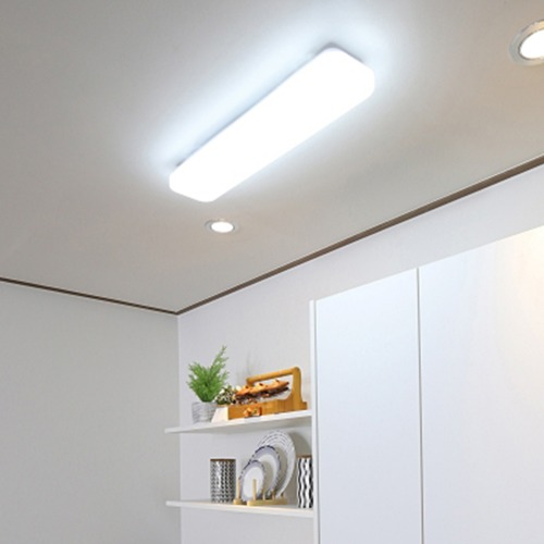 LED 메가맨 주방 1등 25w 하얀빛 플리커프리 10평 20평 아파트 주방 인테리어 조명
