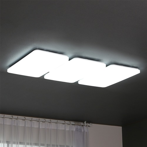 LED 메가맨 6등 150W 하얀빛 플리커프리 30평 아파트 인테리어 조명